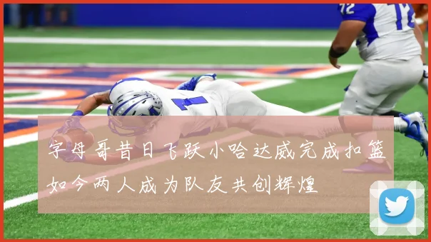 字母哥昔日飞跃小哈达威完成扣篮如今两人成为队友共创辉煌